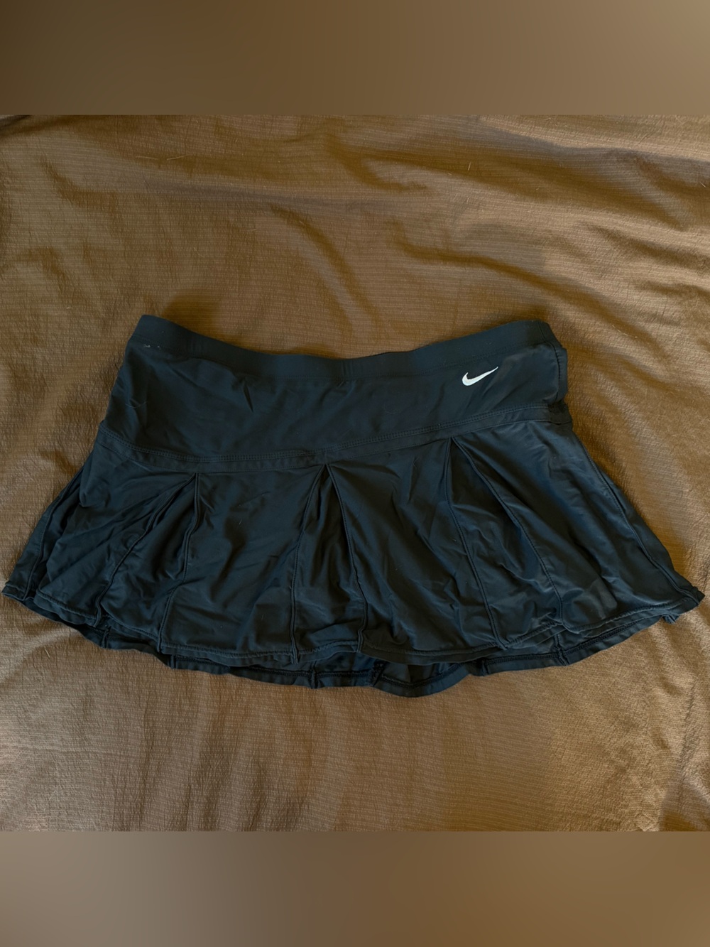 Nike Fit Dry Women's Black Low Rise Pleated Tennis Skort